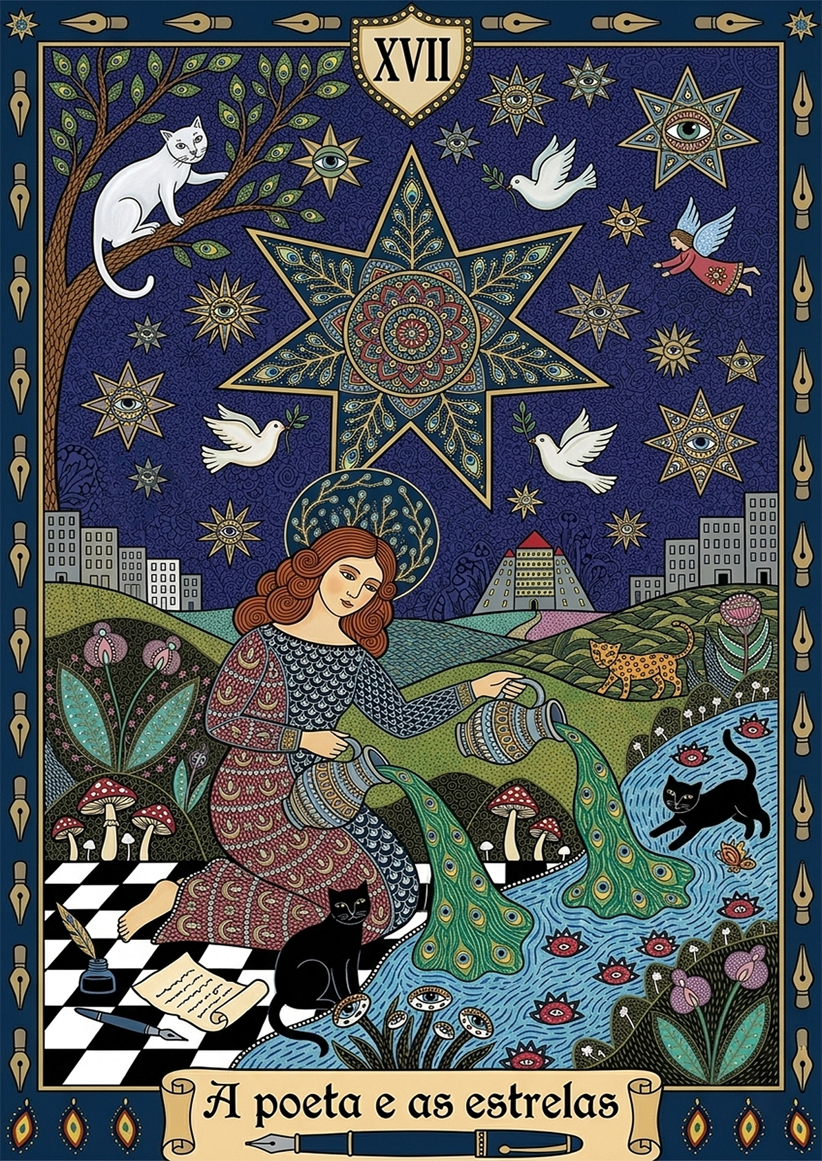 a poeta e as estrelas